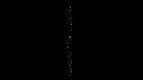 Abstract Neon Light Line against Black Background Artful Presentation Stock Footage 341780355