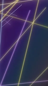 Abstract neon light linework creates a blue and purple gradient glow, offer.. Illustrazione stock