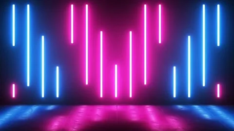 Abstract neon light motion background 1 Stock Footage 169775761