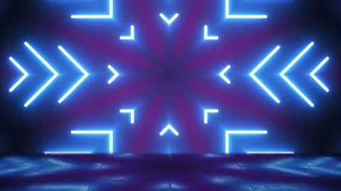 Abstract Neon Light Motion Background Stock-Footage 169775764