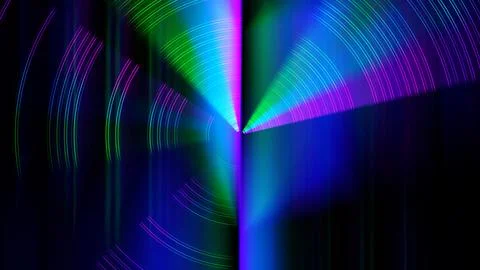 Abstract neon light patterns Stock Illustration