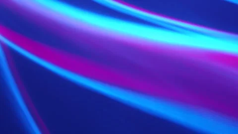 Abstract Neon Light Refractions: Real 4K Footage Vibrant Flowing Wave Patterns Stock Footage 328370141