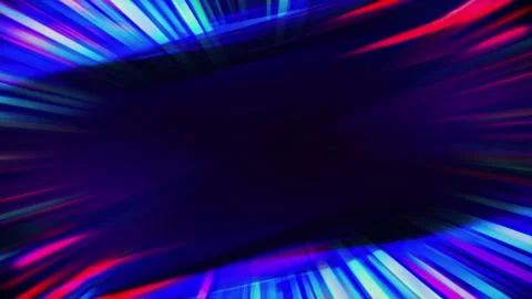 Abstract neon light streak background with radial motion, dark center, stop.. Stock Footage 342045086