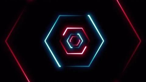 Abstract Neon Light Stroke Background Animation Loop Stock Footage 137178831