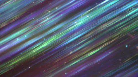 Abstract Neon Light Trails Aurora Like Motion Streaks In Cosmic Background Stock Footage 329971350