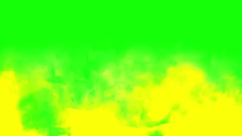 Abstract neon light wave with vibrant green and yellow glow. Dynamic digital Video stock 340118749