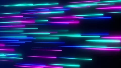 Abstract neon lighting lines. Stockbeeldmateriaal 134132955