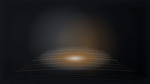 Abstract Neon Lightning Waves on Black Background Stock Footage 340596529