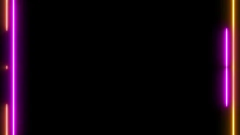 Abstract Neon Lights Background Stock Footage 284402185