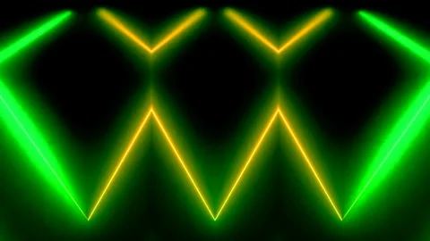 Abstract Neon Lights Background Stock Footage 284405419