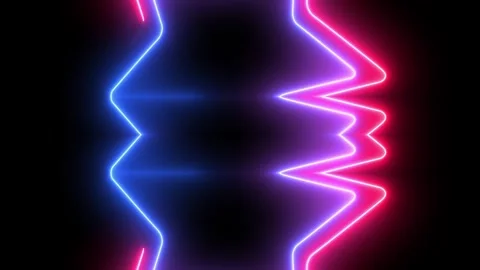 Abstract Neon Lights Stock Footage 284403776