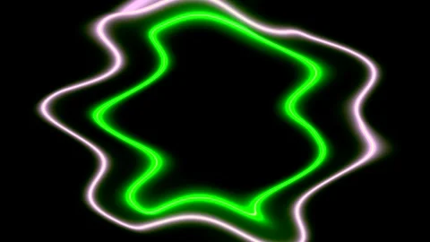 Abstract Neon Lights Stock Footage 284404114