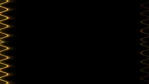 Abstract Neon Lights Frame Stock Footage 284406113