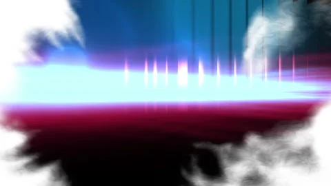 Abstract neon lights graphic motion background Stock Footage 341470932
