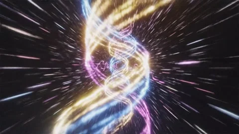 Abstract Neon Lights Tunnel Stock Footage 324807622