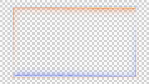 Abstract Neon Line .Rectangular frame background . PNG. イラスト素材