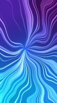 Abstract neon line swirl background in blue and purple color Stock Illustration