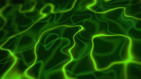 Abstract Neon Lines Animation Loop, Repeatable Green and Yellow Background Stock Footage 161177281