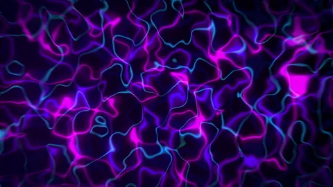 Abstract Neon Lines Animation Loop, Repeatable Blue, Purple, and Pink Stock Footage 161177674