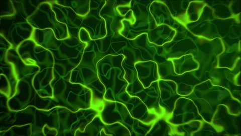 Abstract Neon Lines Animation Loop, Repeatable Green and Yellow Background Stock Footage 161177815