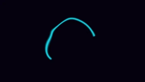 Abstract Neon Lines Morphing Seamlessly in Dark Studio Lighting for Motion .. Stock Footage 342428771