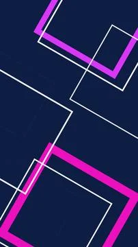 Abstract neon linework forms a sharp geometric X on a deep navy background,.. Stock Illustration