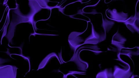 Abstract neon liquid background with elegant blue black vibrant wave glow Video stock 310048734