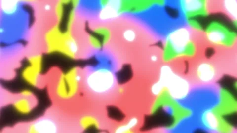 Abstract Neon Liquid Fluid Morphing Colorful Background Stock Footage 339456832