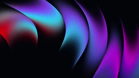 Abstract Neon Liquid Waves Background Loop 4K Stock Footage 340875863