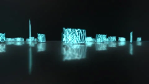 Abstract Neon Loop Stock Footage 137571573