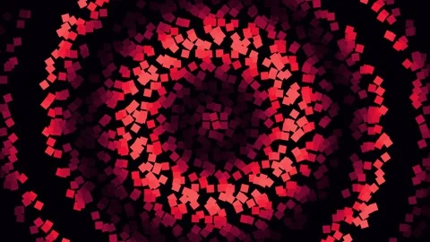 Abstract Neon Magenta Spiral Vortex Digital Data Flow Background Animation Stock Footage 336836356