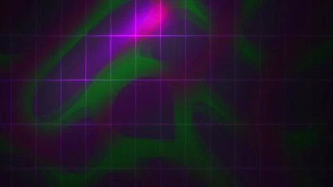 Abstract Neon Motion Background with Flowing Purple and Green Glowing Shape.. Stock Footage 344718097