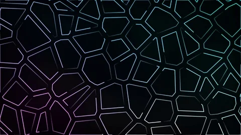 Abstract neon motion background loop pink blue Stock Footage 85092941