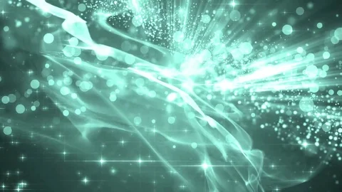 Abstract neon motion particles. Video stock 71650980
