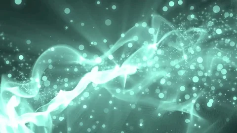 Abstract neon motion particles. Video stock 71651568
