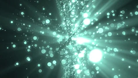 Abstract neon motion particles. Stock-Footage 71652786