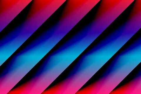 Abstract Neon Multicolor Diagonal Bands Background with Vibrant Gradient Glow Ilustración de archivo