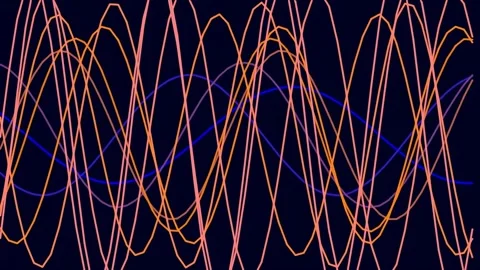 Abstract neon network lines visualizing complex digital data flow and techn.. Stock Footage 340378466