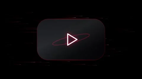 Abstract Neon Obsidian Quantum Play Loop Seamless Loop Stock Footage 344090459