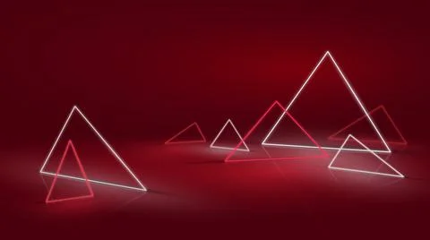 Abstract Neon or LED Background Concept and Design Stock Illustration