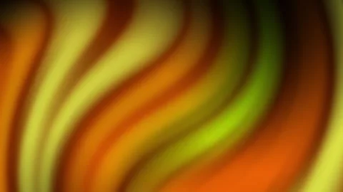 Abstract Neon – Orange and Lime Green Gradient Waves Background Stock Footage 308637260