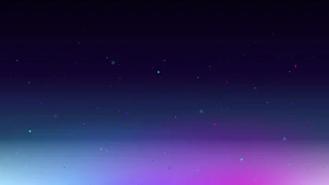 Abstract neon particle background, with floating glowing, dust and soft, gr.. 库存影片 344860708