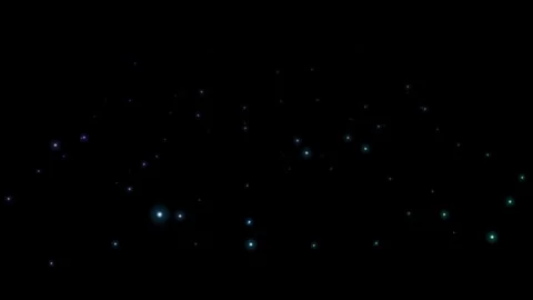Abstract neon particle grid wave moving with cyan and purple glowing bokeh Видео 339062507