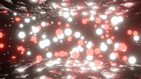 Abstract Neon Particles VK Loop Background 4K Stock Footage 221165420