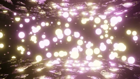 Abstract Neon Particles VK Loop Background 4K Stock Footage 221165437