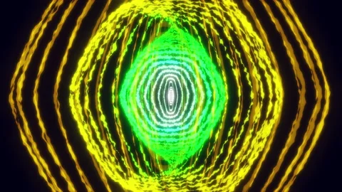 Abstract neon pattern Stock Footage 145180856