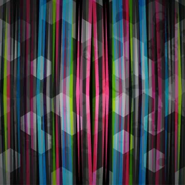 Abstract neon pattern Stock Illustration