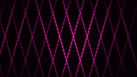 Abstract neon pink diamond pattern overlay on black background Stock Footage 336836755