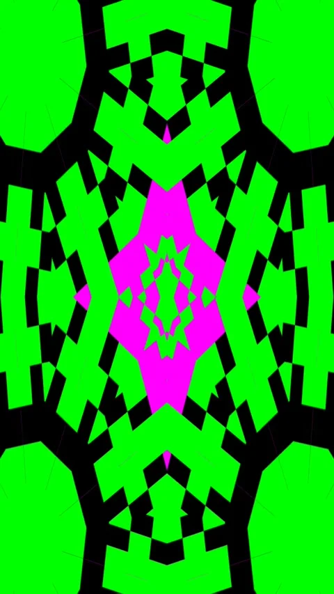 Abstract neon pixel retro 8bit psychedelic video game background Stock Footage 287370504