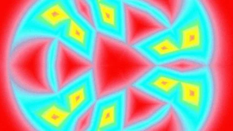 Abstract neon psychedelic flowing geometric background pattern for vibrant .. Stock Footage 339786733